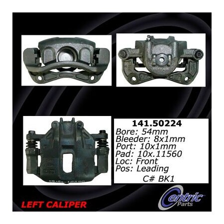 Centric Semi-Loaded Brake Caliper, Parts, 141.50224 141.50224